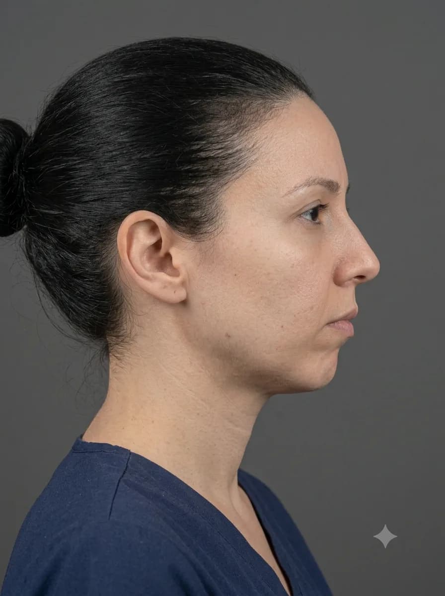 Modelo sintético já utilizado na demonstração FacePlan, em perfil